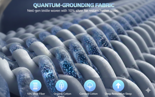 Shielding Grounding Earthing Bed Sheet | Anti-Inflammation | EMF Protection | Better Health from Earthing. Best Earthing products.