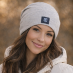 Shielding Silver Slouch Beanie Hat EMF Protection Shield Your Brain