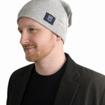 Shielding Silver Slouch Beanie Hat EMF Protection Shield Your Brain Shielding Silver Slouch Beanie Hat EMF Protection Shield Your Brain