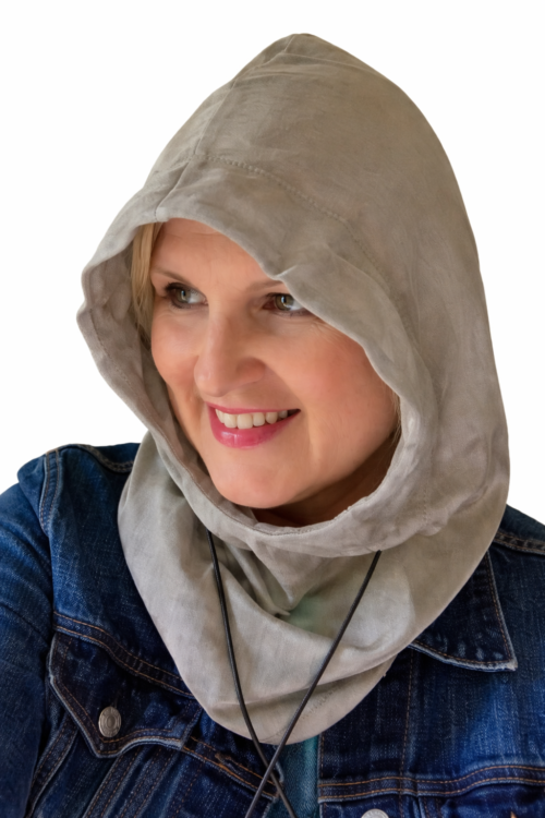 Shielding Silver Canopy Hood |Radio frequencies | EMF Protection | 5G EMF Radiation | Faraday Protection Products | Faraday Cage. EMF Blocking from Cell Tower.