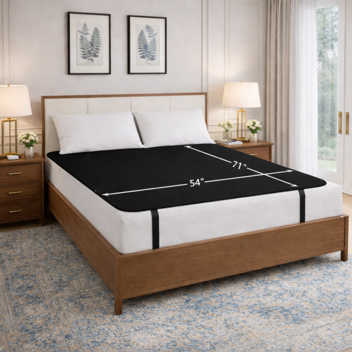 Double Grounding Mat: Connecting to Earth for Health and Well-being. Dimensions