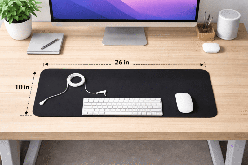 Grounding Computer or Foot Mat for Better Health 26x10in | Anti-Inflammation | Electron Release Mat | Ground my Body.