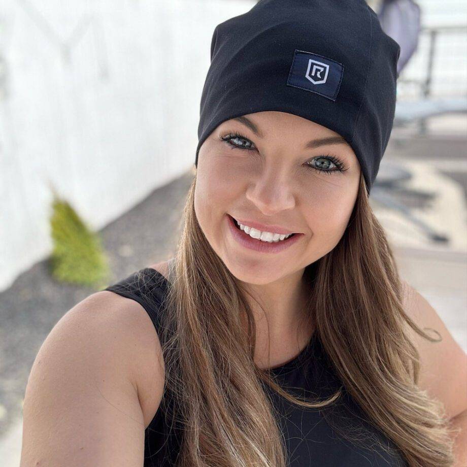 Shielding Silver Slouch Beanie Hat | 5G & EMF Protection