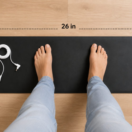 Grounding Computer or Foot Mat for Better Health 26x10in