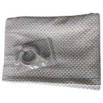 Shielding Gray Checkered Cotton EMF Blanket | Faraday Fabric | Cell Phone Dangers | 5G Protection.