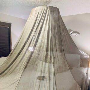 Buy 100% Silver Spun Nylon Bed Canopy EMF Protection