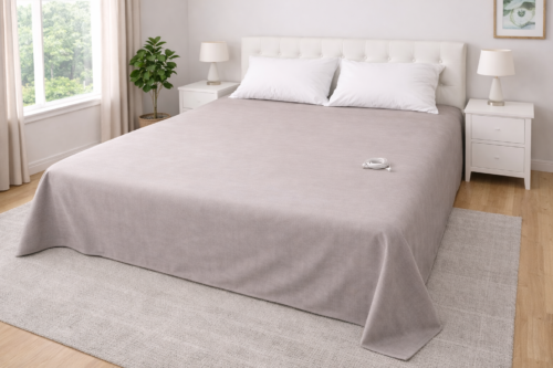 Shielding 35% Silver Cotton Grounding Flat Sheet | EMF Protection | Faraday Fabric | Grounding | Earthing.