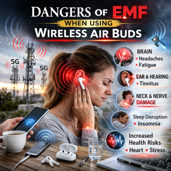 Dangers of EMF When Using Wireless Air Buds