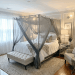 4-Door 100% Silver Spun Nylon Bed Canopy EMF Protection and Shielding for Better Health 4-Door 100% Silver Spun Nylon Bed Canopy EMF Protection and Shielding for Better Health