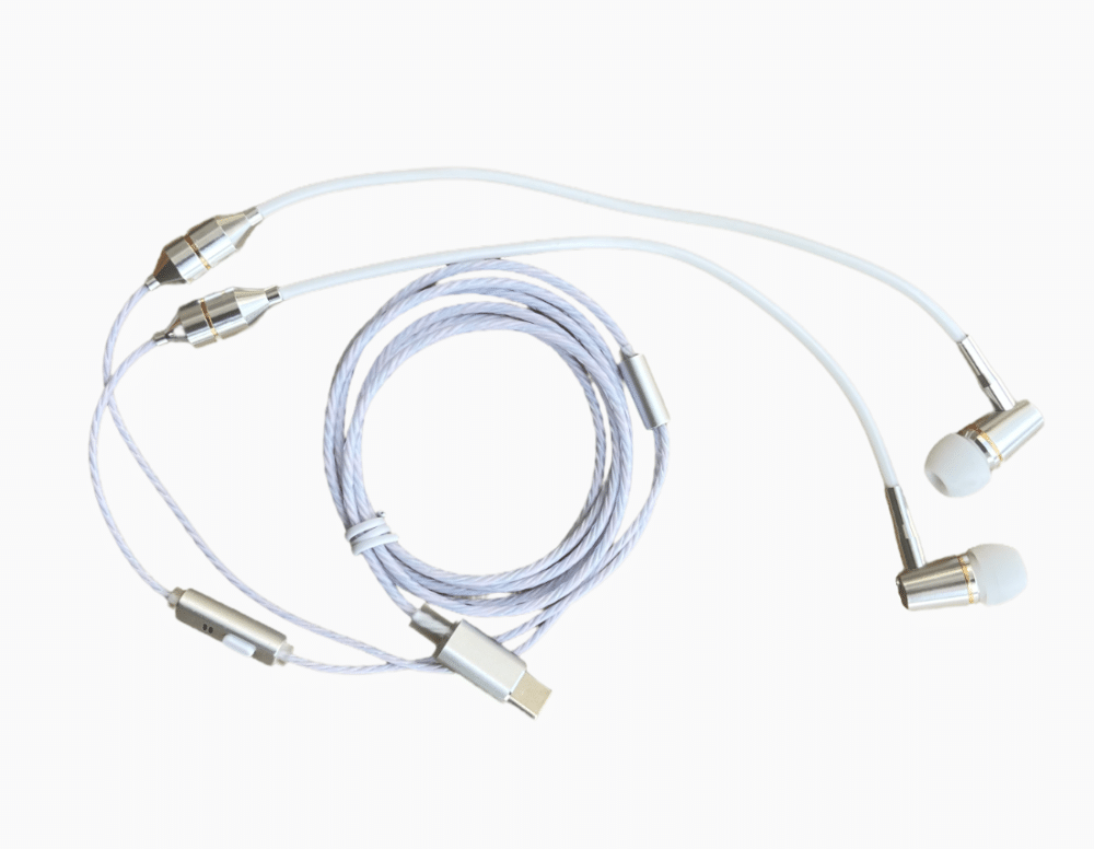 EMF Protection Air Tube Headset for Type C iPhone 15