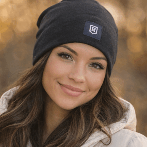 Home 14 Shielding Silver Slouch Beanie Hat EMF Protection