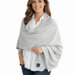 Shielding Faraday Silver Cotton Shawl EMF Protection and Shielding Fabric Soft and Luxurious