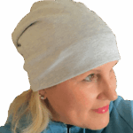 Shielding Silver Slouch Beanie Hat EMF Protection Shielding Silver Slouch Beanie Hat EMF Protection