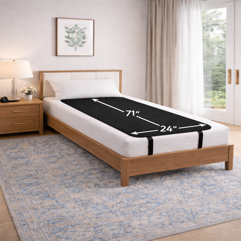 Home 10 Twin Grounding Mat: Connecting to Earth for Health and Well-being. Dimensions