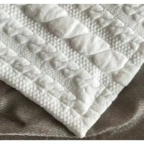 Shielding Blanket Silver White Cotton