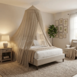 100% Silver Spun Nylon | EMF Protection | Shielding Bed Canopy | 5G Protection | Faraday Bed.