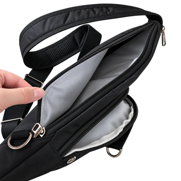 Military-Grade Faraday Lining Bag Sling Pack | EMF Protection | 5G Protection | Sling Bag