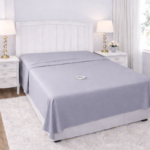 Gray Flat Grounding Bed Sheet | Redemption Shield Gray flat grounding and earthing bed sheet by Redemption Shield.