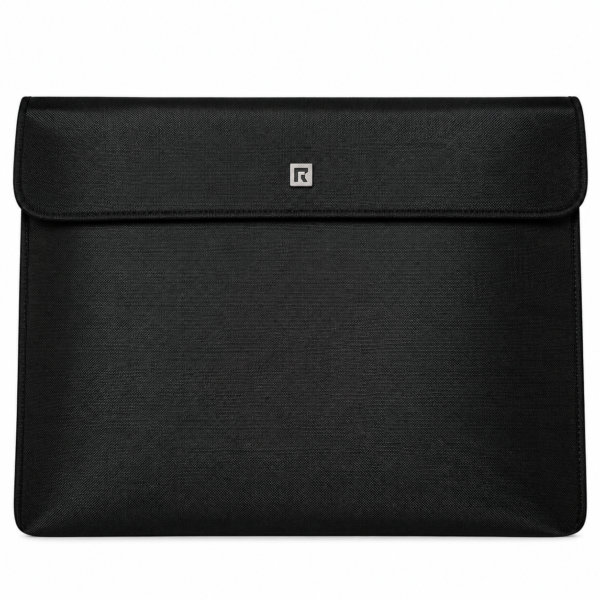 Black military grade Faraday laptop bag with magnetic closure by Redemption Shield