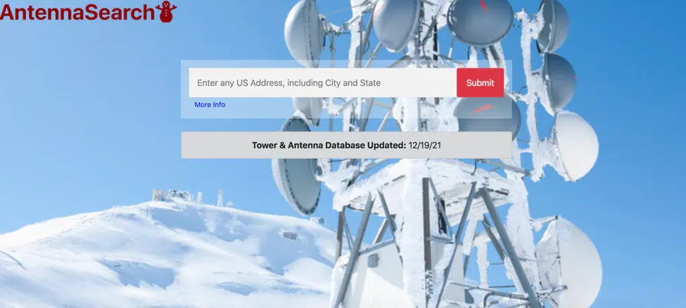 AntennaSearch.com How many cell towers are near your home? Know your surroundings and mitigate frequencies.