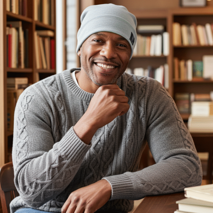 Shielding Silver Slouch Beanie Hat EMF Protection | 5G Protection | Frequency Hat | Silver Hat.