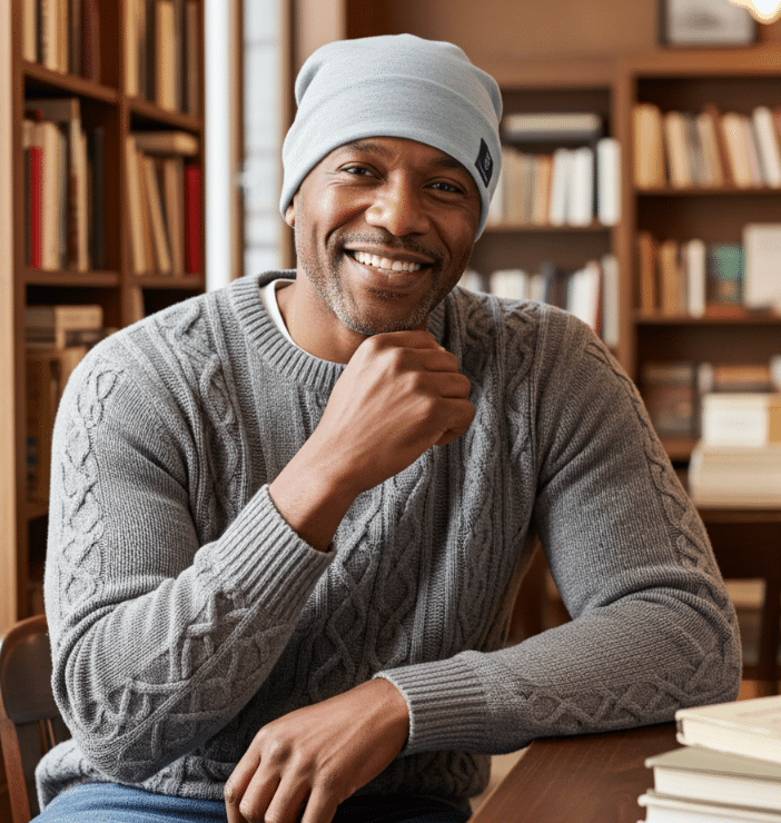 Shielding Silver Slouch Beanie Hat EMF Protection | 5G Protection | Frequency Hat | Silver Hat.