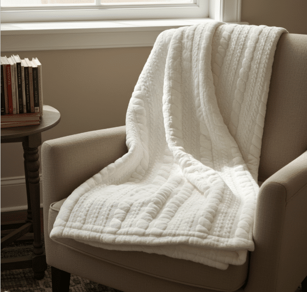 Shielding Blanket Silver White Cotton | EMF Protection | 5G Protection