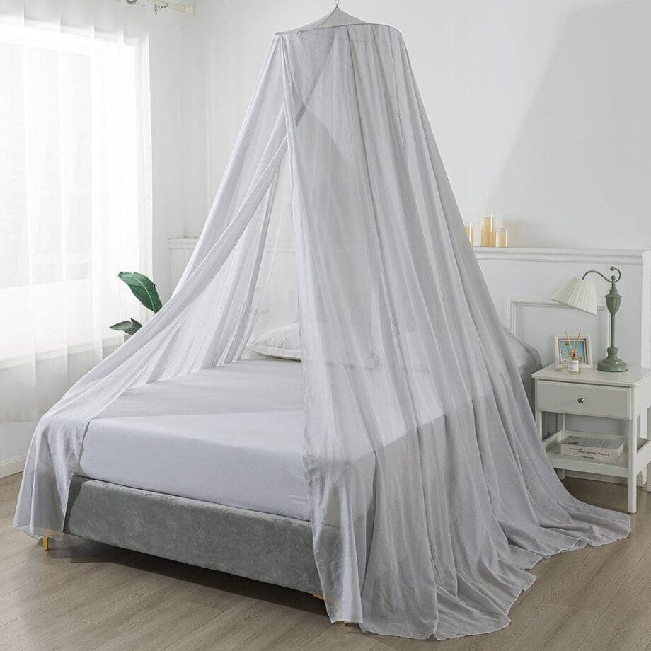 Buy 100% Silver Spun Cotton Canopy & Grounding Essentials. EMF Blocking faraday fabric used over the bed or sitting area.