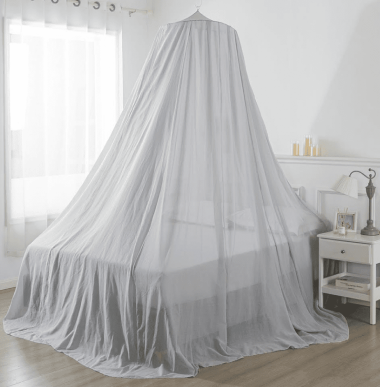 100% Silver Spun Cotton Bed Canopy & Grounding Mats