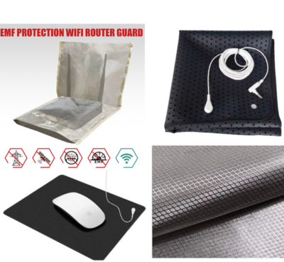 Shielding Grounding Bundle Starter Kit 5G EMF Protection | Faraday Fabric | Earthing | Military-Grade Fabric | Wifi Cover.