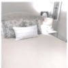 Earthing Grounding Fitted or Flat Bed Sheet - Soft Combed Cotton. Grounding to reduce inflammation for Better Health. Electron released through grounding | EMF Protection.