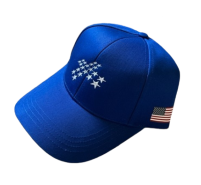 Shielding Faraday Baseball Hat EMF Protection Cross Logo/USA Flag