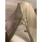 100% Silver Spun Nylon | EMF Protection | Shielding Bed Canopy | 5G Protection | Faraday Bed.